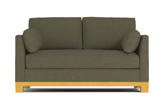 Avalon Apartment Size Sleeper Sofa :: Leg Finish: Natural / Sleeper Option: Deluxe Innerspring Mattress