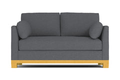 Avalon Apartment Size Sleeper Sofa :: Leg Finish: Natural / Sleeper Option: Memory Foam Mattress
