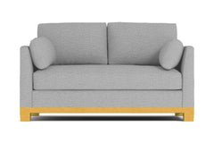 Avalon Apartment Size Sleeper Sofa :: Leg Finish: Natural / Sleeper Option: Deluxe Innerspring Mattress