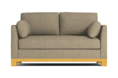 Avalon Apartment Size Sleeper Sofa :: Leg Finish: Natural / Sleeper Option: Deluxe Innerspring Mattress