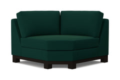 Avalon Round Corner :: Leg Finish: Espresso