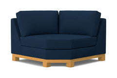 Avalon Round Corner :: Leg Finish: Natural