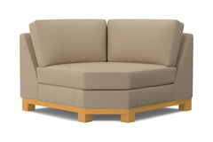 Avalon Round Corner :: Leg Finish: Natural