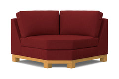 Avalon Round Corner :: Leg Finish: Natural