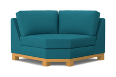 Avalon Round Corner :: Leg Finish: Natural