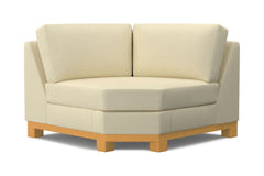 Avalon Round Corner :: Leg Finish: Natural