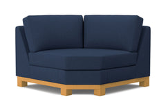 Avalon Round Corner :: Leg Finish: Natural