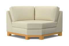 Avalon Round Corner :: Leg Finish: Natural
