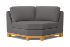 Avalon Round Corner :: Leg Finish: Natural