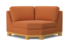 Avalon Round Corner :: Leg Finish: Natural