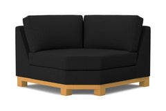 Avalon Round Corner :: Leg Finish: Natural