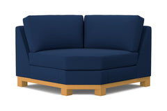 Avalon Round Corner :: Leg Finish: Natural