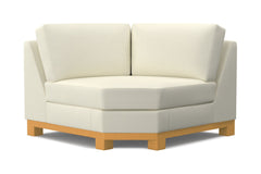 Avalon Round Corner :: Leg Finish: Natural