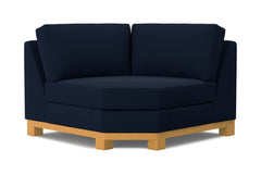 Avalon Round Corner :: Leg Finish: Natural