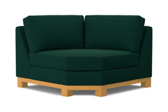 Avalon Round Corner :: Leg Finish: Natural