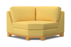 Avalon Round Corner :: Leg Finish: Natural
