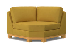 Avalon Round Corner :: Leg Finish: Natural