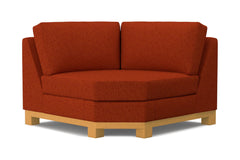Avalon Round Corner :: Leg Finish: Natural