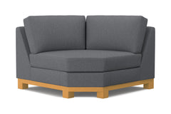 Avalon Round Corner :: Leg Finish: Natural