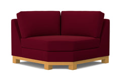 Avalon Round Corner :: Leg Finish: Natural