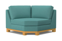 Avalon Round Corner :: Leg Finish: Natural