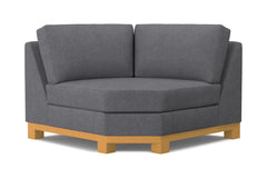 Avalon Round Corner :: Leg Finish: Natural