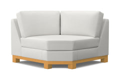 Avalon Round Corner :: Leg Finish: Natural
