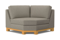 Avalon Round Corner :: Leg Finish: Natural
