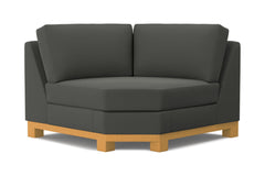 Avalon Round Corner :: Leg Finish: Natural