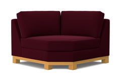 Avalon Round Corner :: Leg Finish: Natural