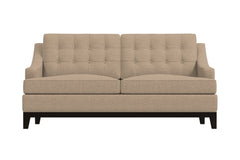 Bannister Apartment Size Sleeper Sofa :: Leg Finish: Espresso / Sleeper Option: Deluxe Innerspring Mattress