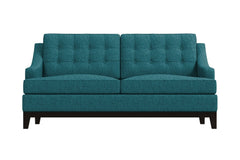 Bannister Apartment Size Sleeper Sofa :: Leg Finish: Espresso / Sleeper Option: Memory Foam Mattress