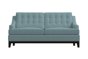 Bannister Apartment Size Sleeper Sofa :: Leg Finish: Espresso / Sleeper Option: Memory Foam Mattress