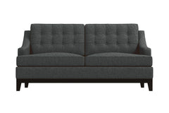 Bannister Twin Size Sleeper Sofa :: Leg Finish: Espresso / Sleeper Option: Deluxe Innerspring Mattress