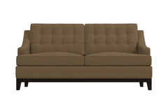 Bannister Apartment Size Sleeper Sofa :: Leg Finish: Espresso / Sleeper Option: Deluxe Innerspring Mattress
