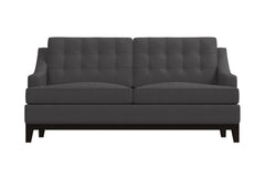 Bannister Apartment Size Sleeper Sofa :: Leg Finish: Espresso / Sleeper Option: Deluxe Innerspring Mattress