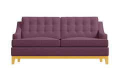 Bannister Apartment Size Sleeper Sofa :: Leg Finish: Natural / Sleeper Option: Memory Foam Mattress