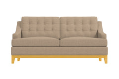 Bannister Apartment Size Sleeper Sofa :: Leg Finish: Natural / Sleeper Option: Memory Foam Mattress