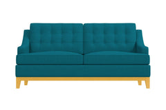 Bannister Apartment Size Sleeper Sofa :: Leg Finish: Natural / Sleeper Option: Memory Foam Mattress