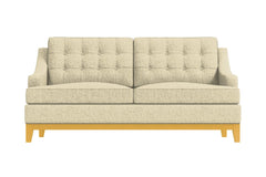 Bannister Apartment Size Sleeper Sofa :: Leg Finish: Natural / Sleeper Option: Deluxe Innerspring Mattress