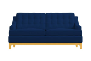 Bannister Twin Size Sleeper Sofa :: Leg Finish: Natural / Sleeper Option: Deluxe Innerspring Mattress