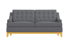 Bannister Apartment Size Sleeper Sofa :: Leg Finish: Natural / Sleeper Option: Memory Foam Mattress