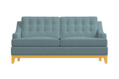 Bannister Twin Size Sleeper Sofa :: Leg Finish: Natural / Sleeper Option: Memory Foam Mattress