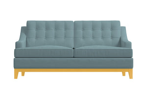 Bannister Apartment Size Sleeper Sofa :: Leg Finish: Natural / Sleeper Option: Memory Foam Mattress