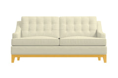 Bannister Twin Size Sleeper Sofa :: Leg Finish: Natural / Sleeper Option: Memory Foam Mattress