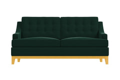 Bannister Apartment Size Sleeper Sofa :: Leg Finish: Natural / Sleeper Option: Deluxe Innerspring Mattress