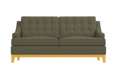 Bannister Twin Size Sleeper Sofa :: Leg Finish: Natural / Sleeper Option: Memory Foam Mattress