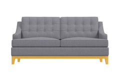 Bannister Twin Size Sleeper Sofa :: Leg Finish: Natural / Sleeper Option: Memory Foam Mattress