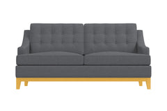 Bannister Apartment Size Sleeper Sofa :: Leg Finish: Natural / Sleeper Option: Deluxe Innerspring Mattress