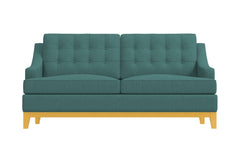 Bannister Twin Size Sleeper Sofa :: Leg Finish: Natural / Sleeper Option: Memory Foam Mattress